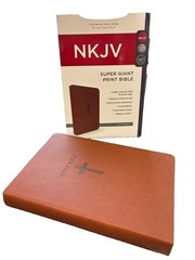 Super Giant Print Bible NKJV Imitation Leather Largest Print 16 point BRAND NEW!