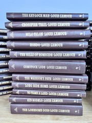 Louis L’Amour Leatherette Hardcover Books (Sold Individually) Read description!!