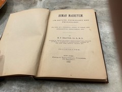 Human Magnetism: Its Nature, Physiology & Psychology HC H. S. Drayton 1899 1st