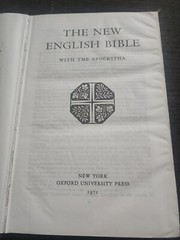 New English Bible Testament 1961 Oxford University Press Cambridge Scripture VTG