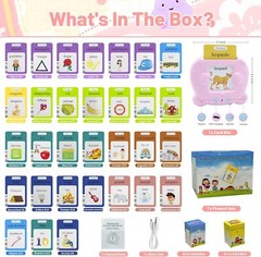 510 Sight Words, Talking Flash Cards-(Blue or Pink)