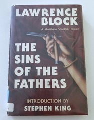The Sins of the Fathers Lawrence Block Intro by Stephen King 1st HC Ed Ex Lib VG