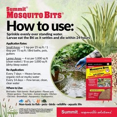 Summit 117-6 Mosquito Bits 30oz – Gránulos Mata Larvas de Mosquito Rápido
