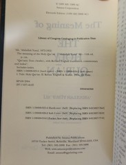 The Meaning of the Holy Qur’an (English and Arabic Edition) – Pocket size