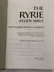 1986 RYRIE STUDY BIBLE ’84 NIV NEW INTERNATIONAL. BLUE AND SILVER HC NICE