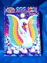 Lisa Frank Coloring and Activity Book with Stickers 288 pages Bendon NEW Unused