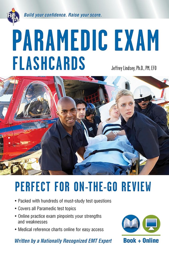 Paramedic Flashcard Book + Online (EMT Test Preparation) – paperback Lindsey…