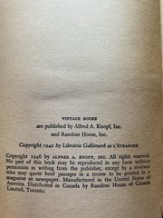 The Stranger Albert Camus 1946 Vintage International Paperback Book Leo Lionni