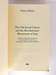 Old Social Classes Revolutionary Movements of Iraq Batatu Saqi PB Communists