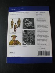 OSPREY MEN AT ARMS #439 THE CANADIAN CORPS IN WORLD WAR I VG/NN