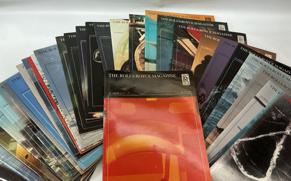 Rolls-Royce Magazine – No. 13–46 – 1984–1989 ~ Lot of32 – Aviation/Aerospace *