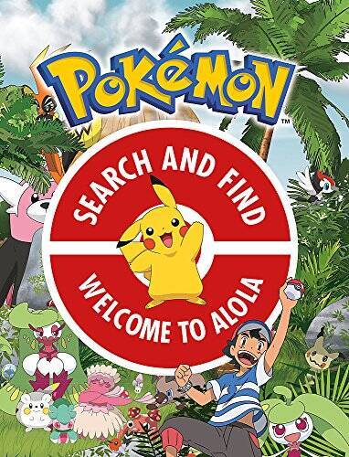The Official Pokmon Search and Find: Welcome to Alola – Paperback – GOOD