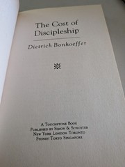 2 Book Set! Ethics & Cost Of Discipleship By Bonhoeffer, Dietrich, PB, Good