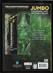 2023 Transformers Rise of the Beasts Jumbo Coloring & Activity Book – 80 Pages