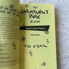 The Amusement Park Guide: Coast to Coast Thrills by Tim O’Brien 2005 PB VG 5 ED