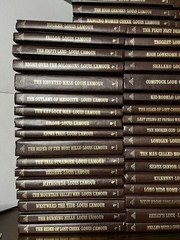 The Louis L’Amour Collection Leatherette Hardcover Books (Sold Individually)