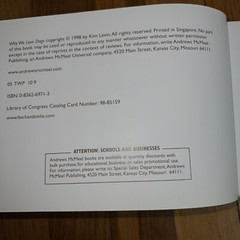 Why We Love Dogs: A Bark & Smile Book by Kim Levin, 1998