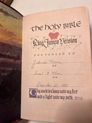 (2) Holy Bible: KJV, Gift Edition, Imitation Leather Tyndale Black & Red