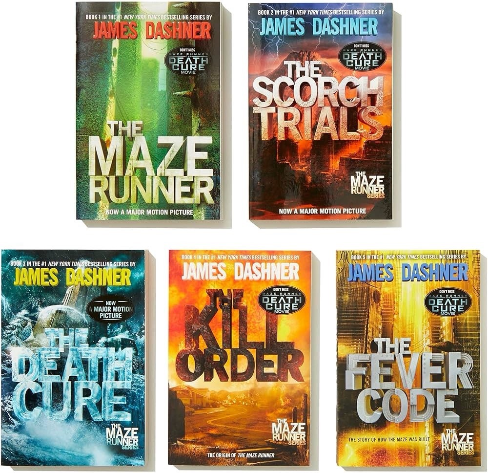 Maze Runner Series Complete Collection Set (5-Book) by James Dashner