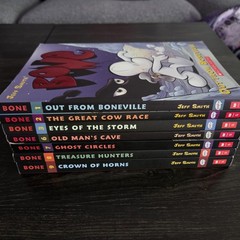 Bone Series Collection Set Of 6 Books By Jeff Smith 1, 2, 3, 6, 8, 9