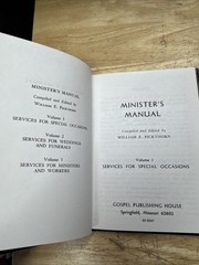 Ministers Manual Set 2 Volumes 1 & 3 William Pickthorn Gospel Publishing House