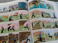 Tintin en Amérique Hergé French Edition 11.9×8.9in Library Copy