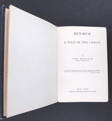 BEN-HUR A Tale of the Christ LEW WALLACE Hardcover 1880 1st edition 560 pages