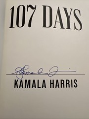 Kamala Harris Vice President Signed “107 Days” Autographed Hardcover Book 1st Ed