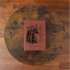 Personalized Bible for Men, ESV Study Bible, Engraved Name, Knight Warrior Gift
