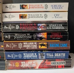 William W Johnstone Western Suspense Lot of 22 PB Books Of Eagles Phoenix Rising