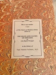 Morgagni SEATS & CAUSES OF DISEASES VOL 1 2 3 Classic of Medicine 1983 Near Mint