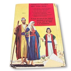 1963 Egermeier’s Bible Story Book Warner Press HCDJ Revised Young & Old