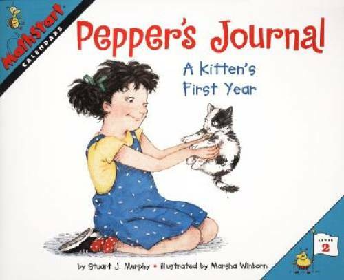 Pepper’s Journal: A Kitten’s First Year (MathStart 2) – Paperback – GOOD