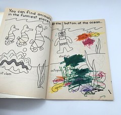 Vintage Coloring Books Lot 1980’s & 1990s Sesame Street Santa Animals NOS & USED