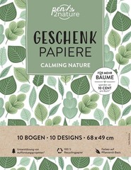 Geschenkpapier-Buch Calming Nature 100% Recyclingpapie (Paperback) (UK IMPORT)