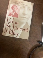 Renascence & Other Poems by Edna St. Vincent Millay, Hardcover, 1994