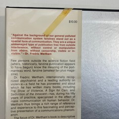 The World of Fanzines A Special Form of Communication Fredric Wertham Ex Library