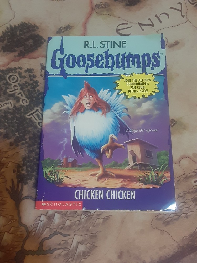 Goosebumps Chicken Chicken book 53 by R.L. Stine 1st printing. Some pages have