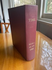 TIME Magazine – Original Bound Volume – April – June 1953 – Rare time capsule!