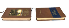David Jeremiah Leather Devotional Book Lot 2 The Upward Call & Greater Purpose