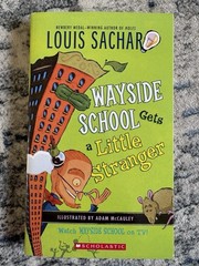 Louis Sachar Wayside School Chapter 3 Book Lot Falling Down Sideways Stranger