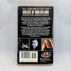 Batman by Craig Shaw Gardner Novelization (Warner Books, 1989) VTG Movie Tie-in