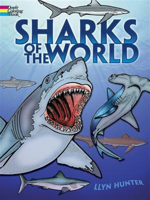 Sharks of the World Coloring Book, Paperback by Hunter, Llyn, Like New Used, …