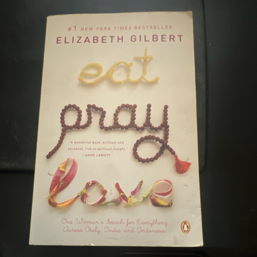 Eat Pray Love by Elizabeth Gilbert Paperback Memoir Film Adaptation Bestseller