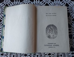 On the Banks of Plum Creek Laura Ingalls Wilder 1937 Vintage Hardcover Book