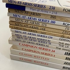 Osprey Military History 15 Book Lot Men At Arms Campaign Normandy Alamo Waffen