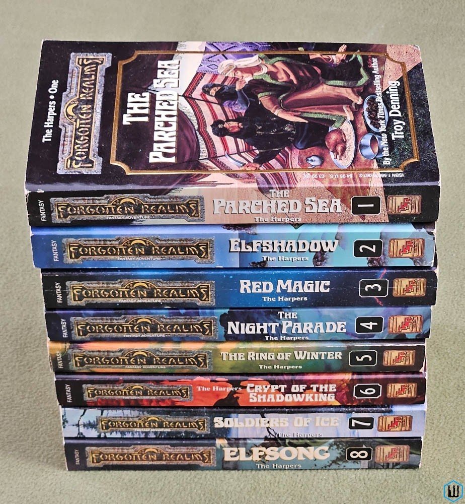 Forgotten Realms THE HARPERS First 8 Books in Series NICE TSR