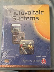 Photovoltaic Systems – Hardcover, by Dunlop James P. – New Sealed 3rd Edition