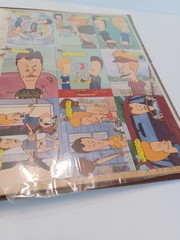 Book Of Various Super Heros Small Posters And Cards USED SEE Photos