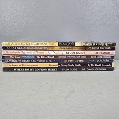 Dr. David Jeremiah Paperback Study Guide Book Lot Of 7 Christian Books NEW